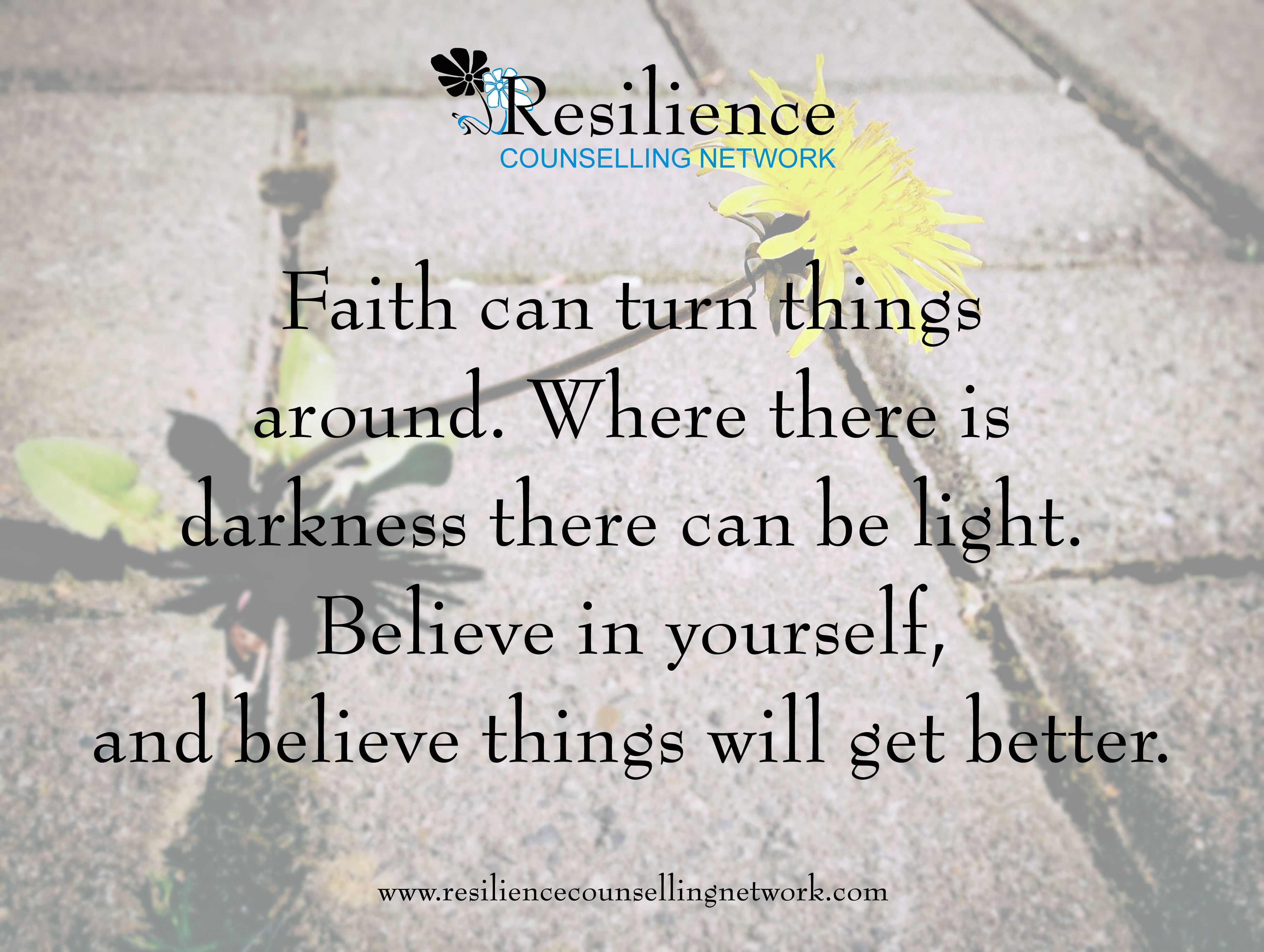 Faith can turn things around…