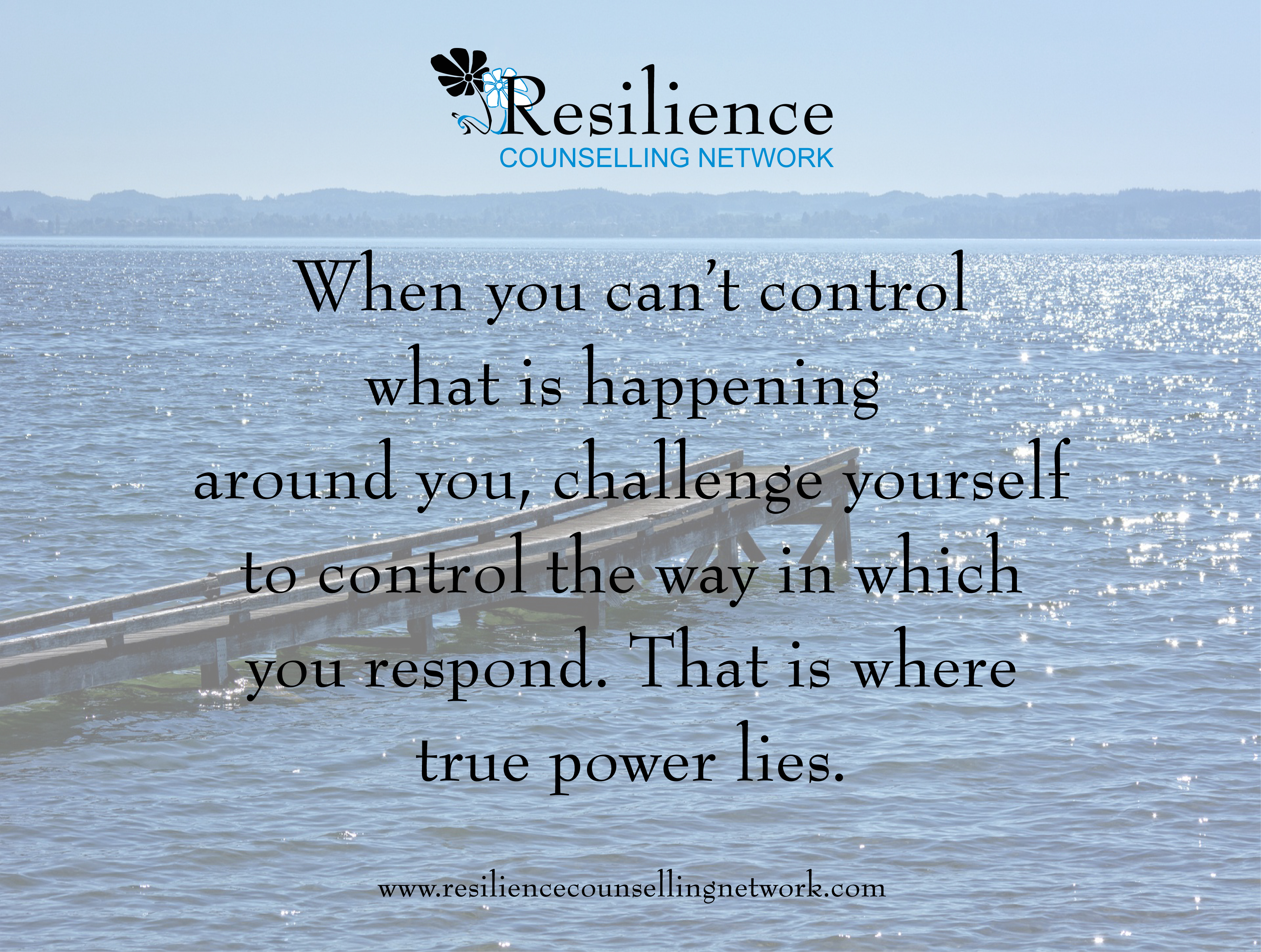 When you can’t control…