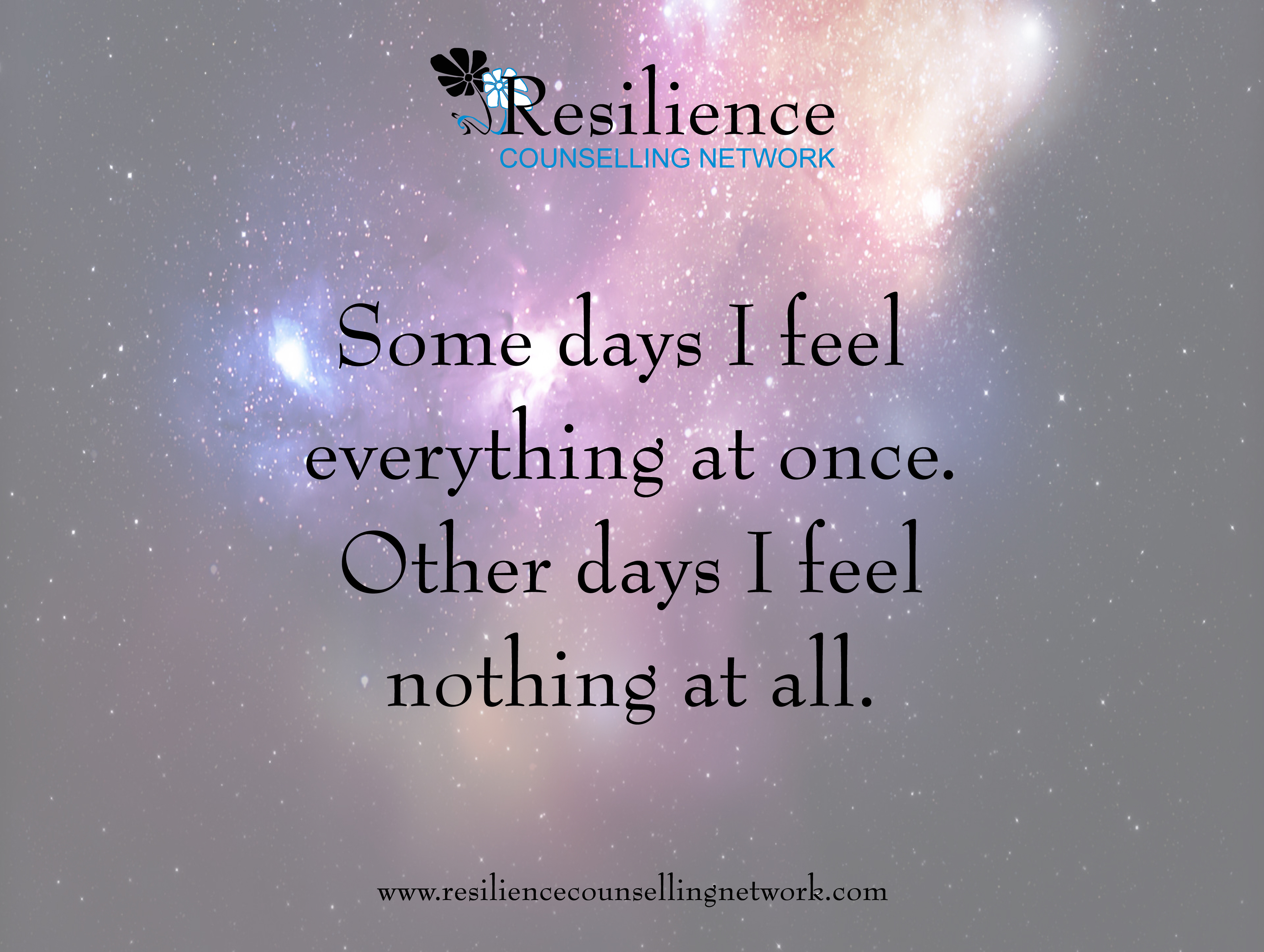 Some days I feel…