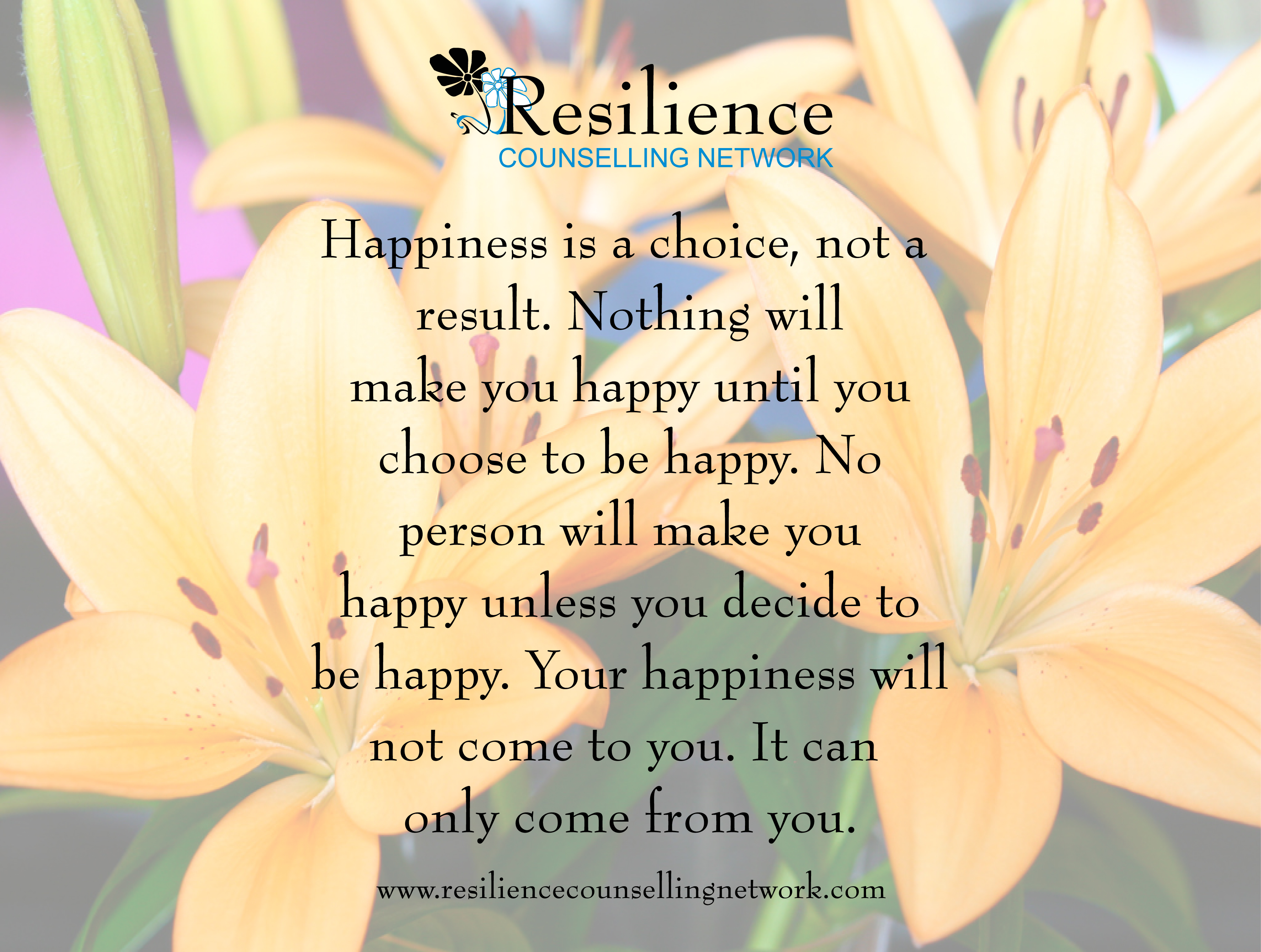 Happiness is a choice…